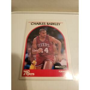 Charles Barkley 1989-1990 NBA Hoops #110 - Phi 76ers - NBA HOF - Fresh Pull